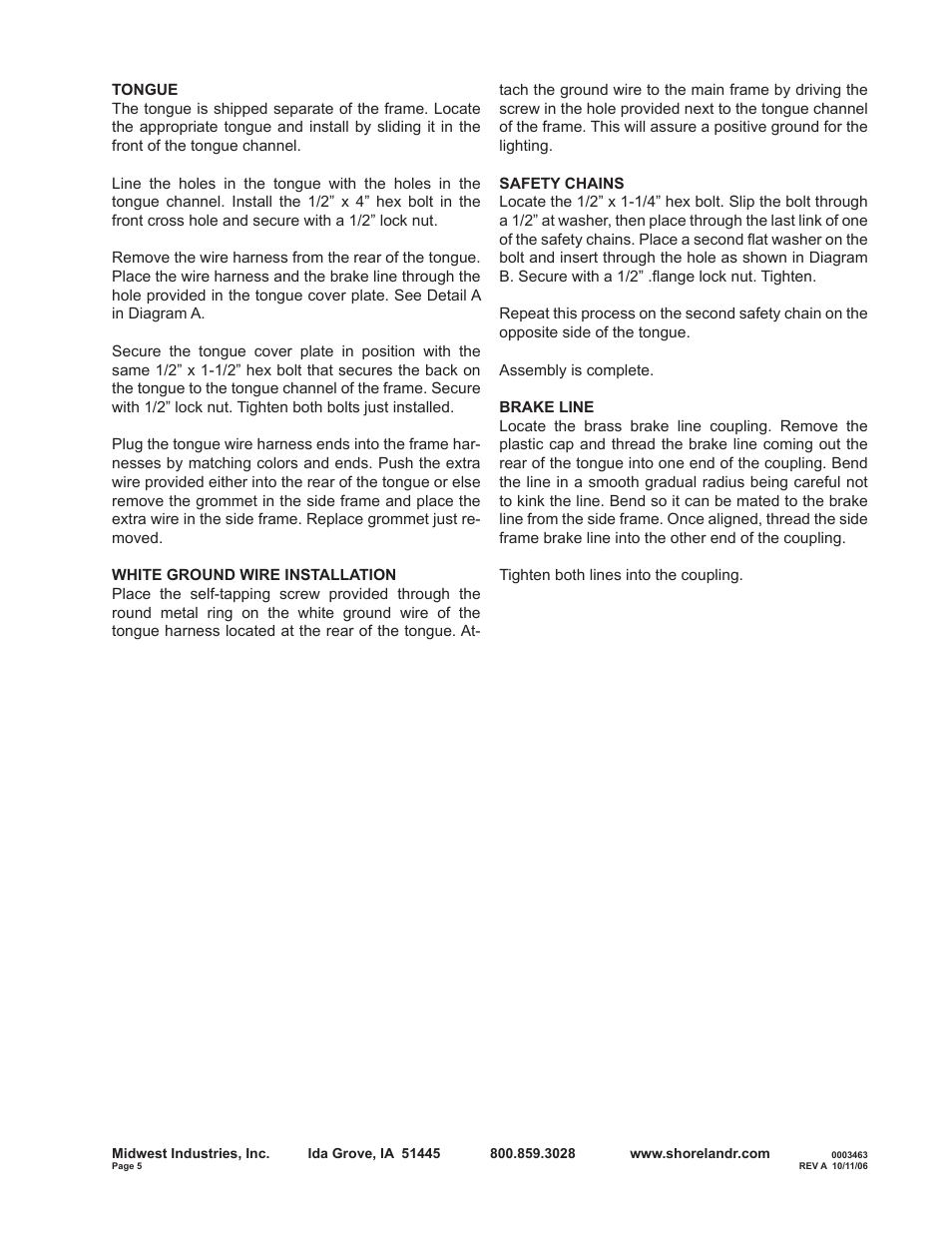 ShoreLand'r SLRB40TBBXLW V.1 User Manual | Page 5 / 14