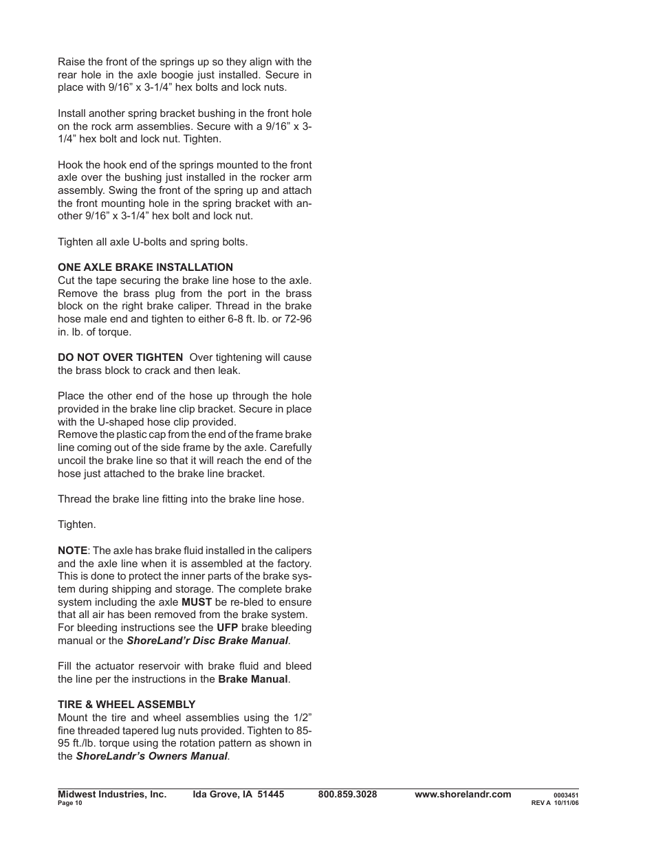 ShoreLand'r SLRB40TBLW V.2 User Manual | Page 10 / 14