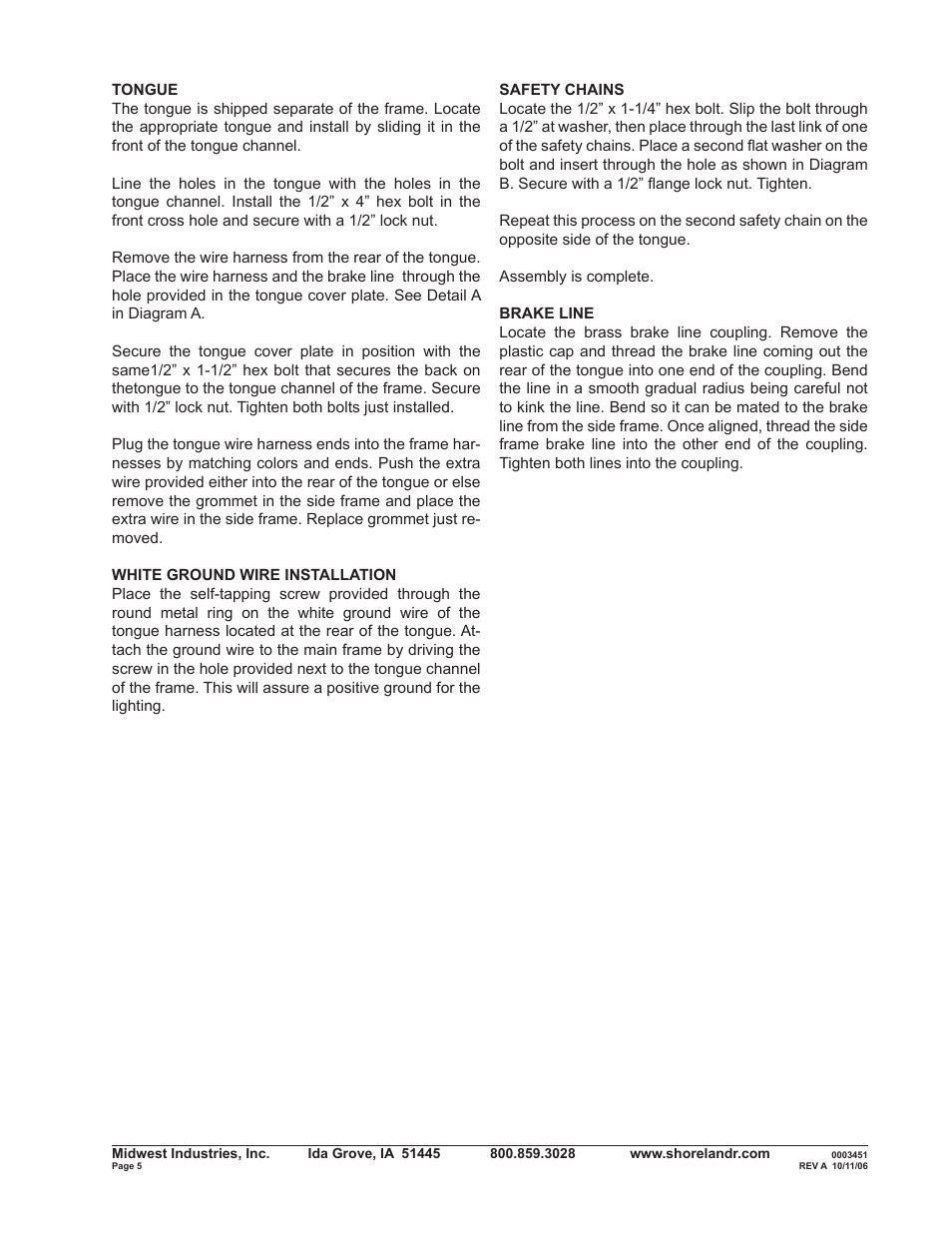 ShoreLand'r SLRB40TBLW V.2 User Manual | Page 5 / 14