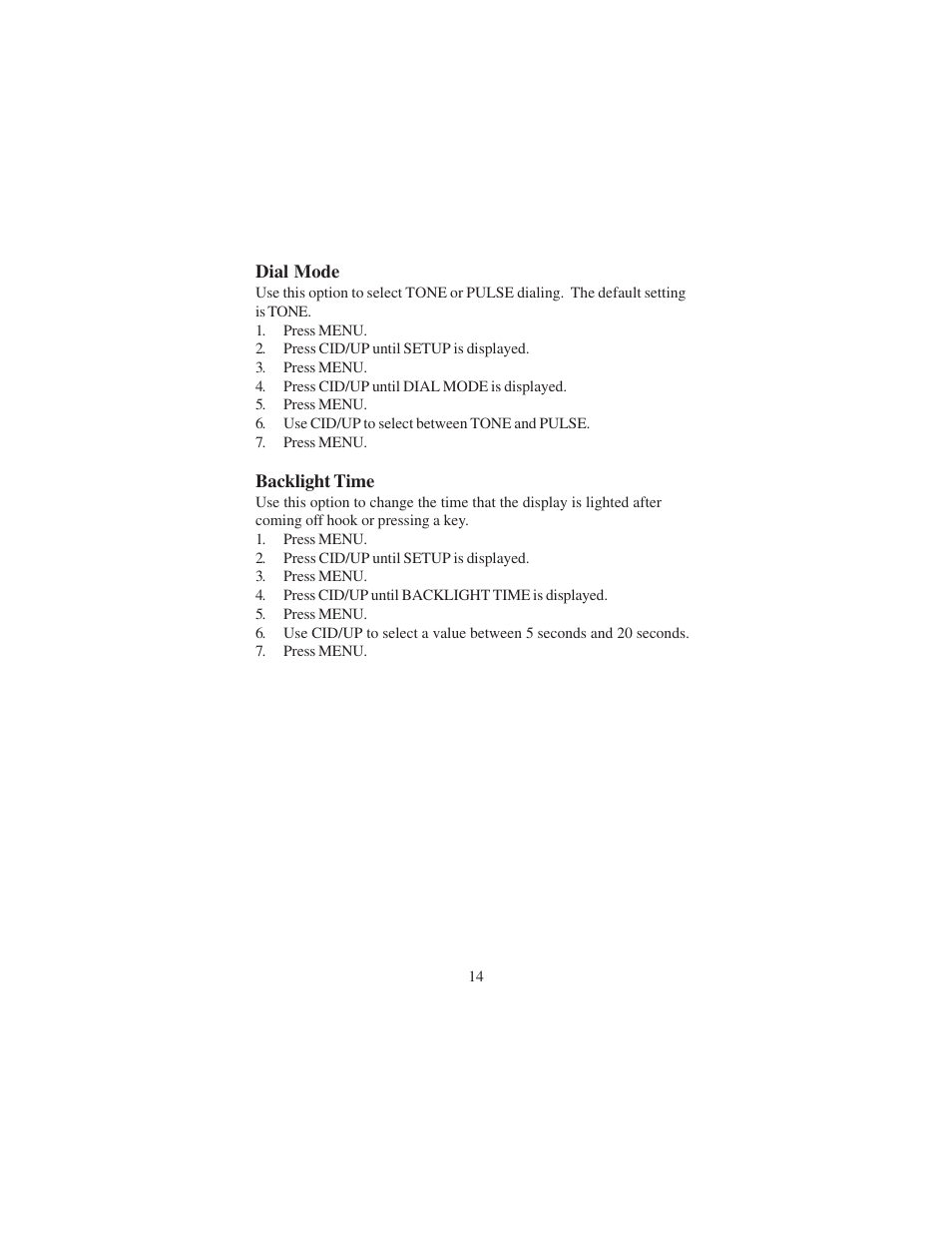 Cortelco DECT 6 User Manual | Page 14 / 32