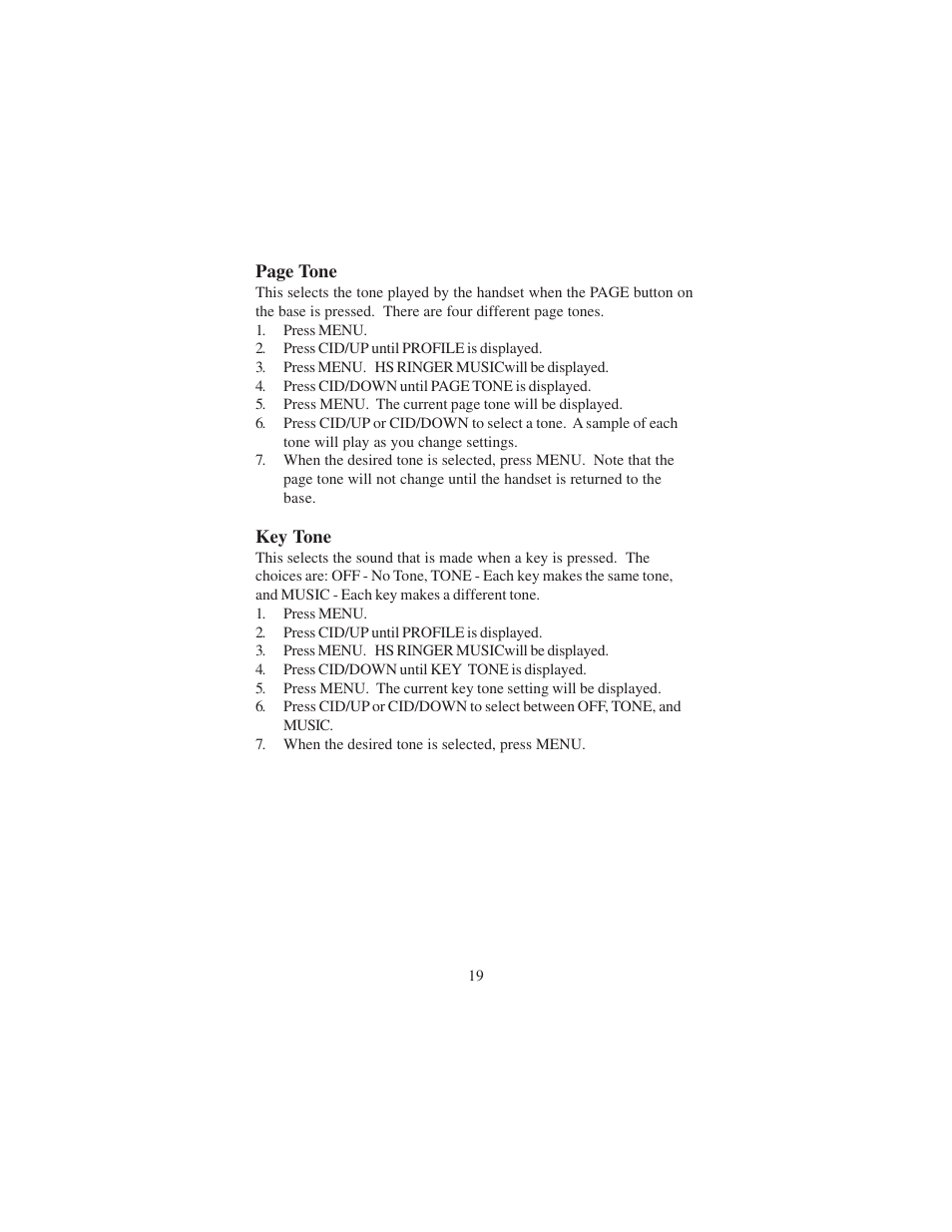 Cortelco DECT 6 User Manual | Page 19 / 32