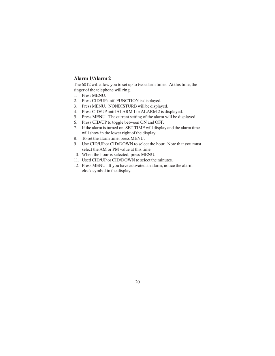 Cortelco DECT 6 User Manual | Page 20 / 32