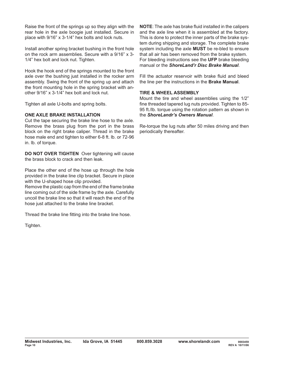 ShoreLand'r SLRB40TBXLW V.1 User Manual | Page 10 / 14