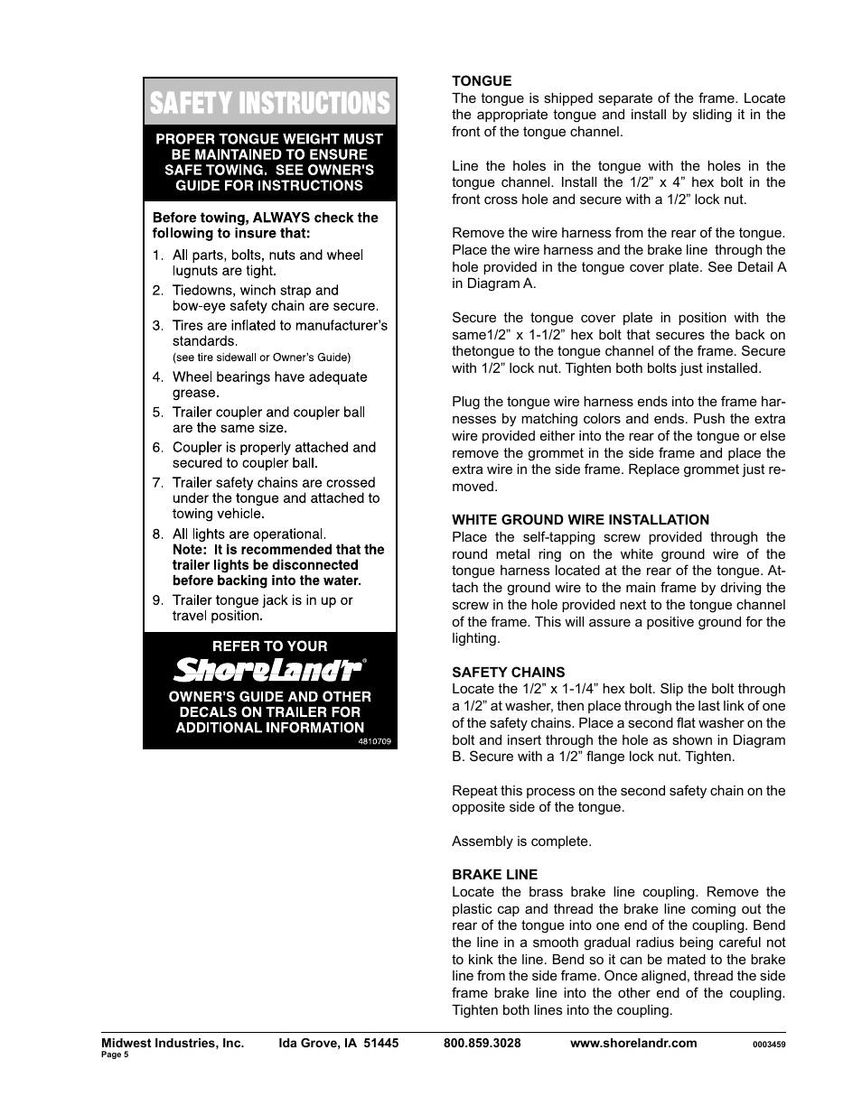 ShoreLand'r SLRB40TBXLW V.2 User Manual | Page 5 / 12