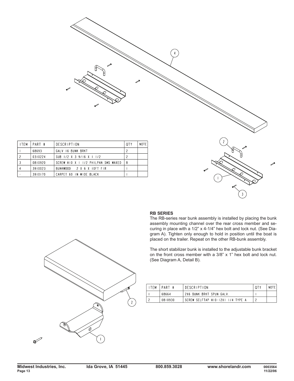 ShoreLand'r SLRB46TABL User Manual | Page 13 / 14