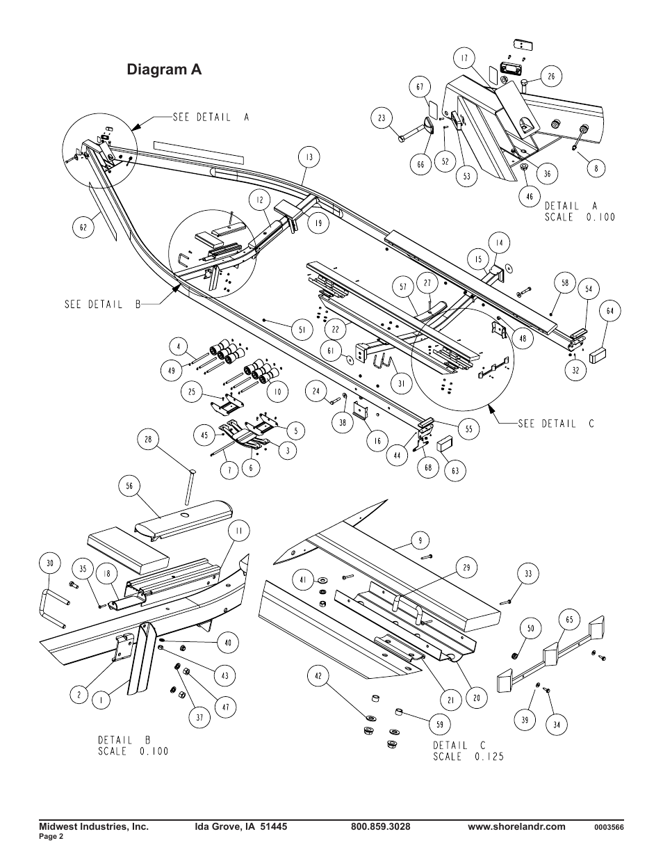 Diagram a | ShoreLand'r SLRB46TBBL V.1 User Manual | Page 2 / 10