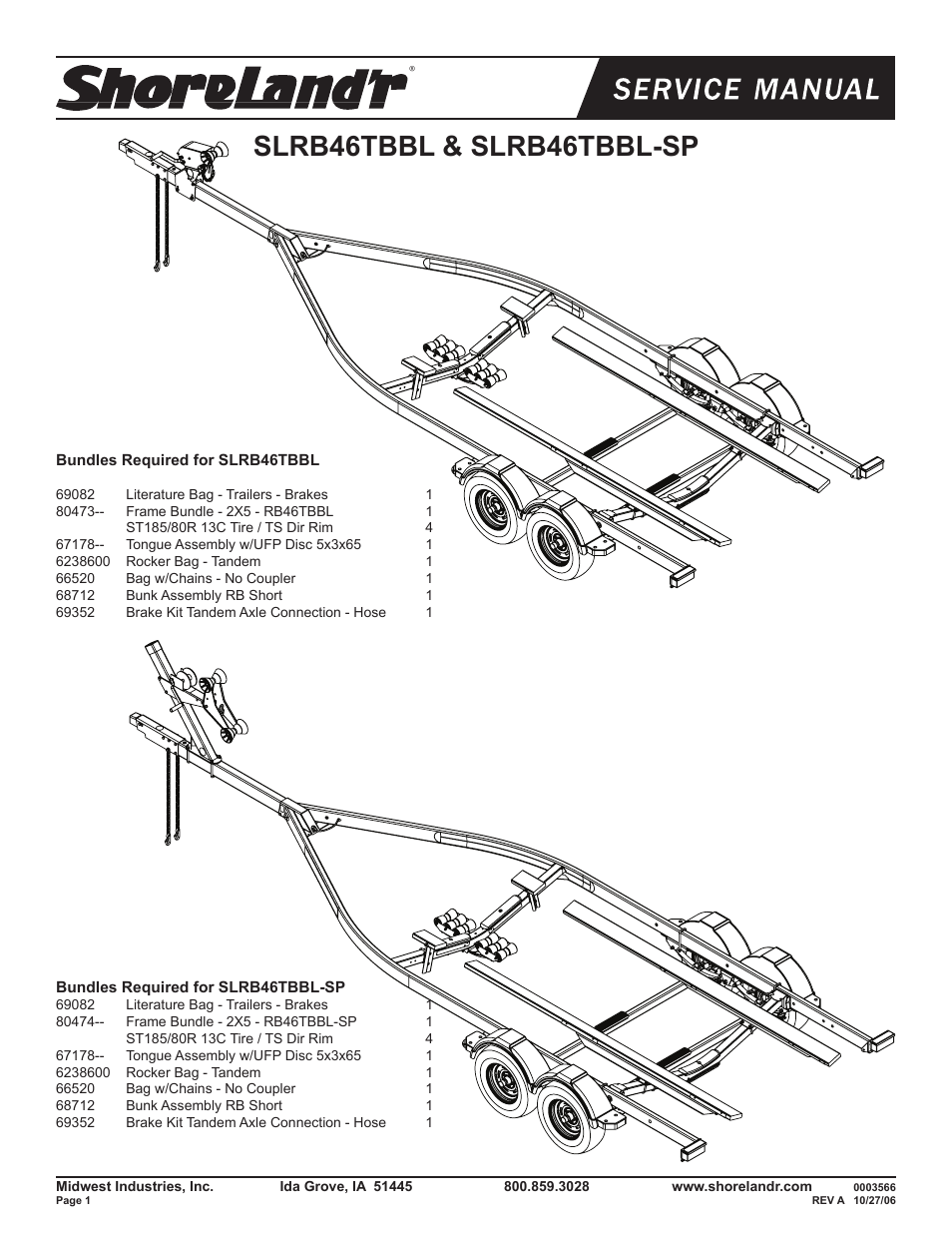 ShoreLand'r SLRB46TBBL V.2 User Manual | 14 pages