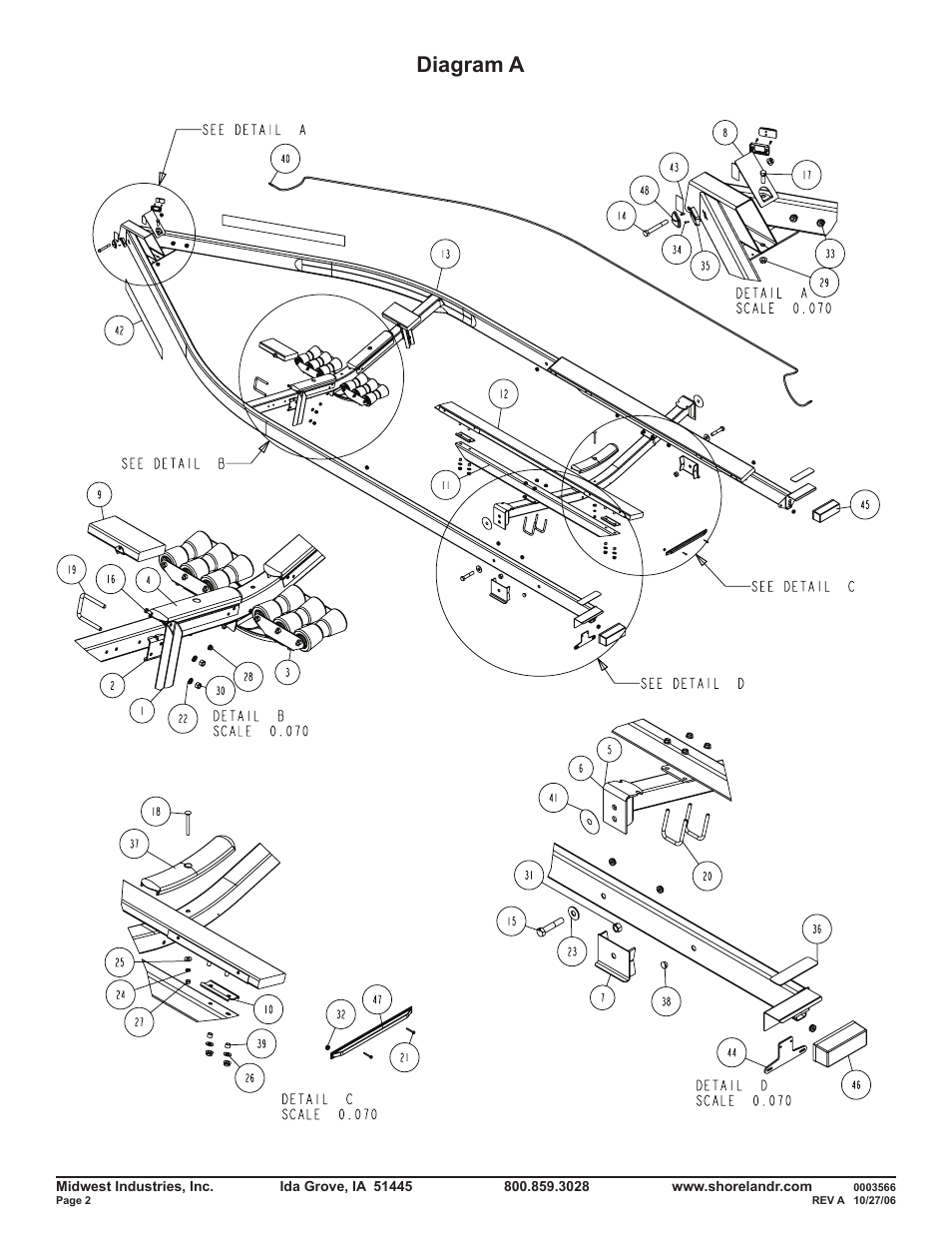 Diagram a | ShoreLand'r SLRB46TBBL V.2 User Manual | Page 2 / 14