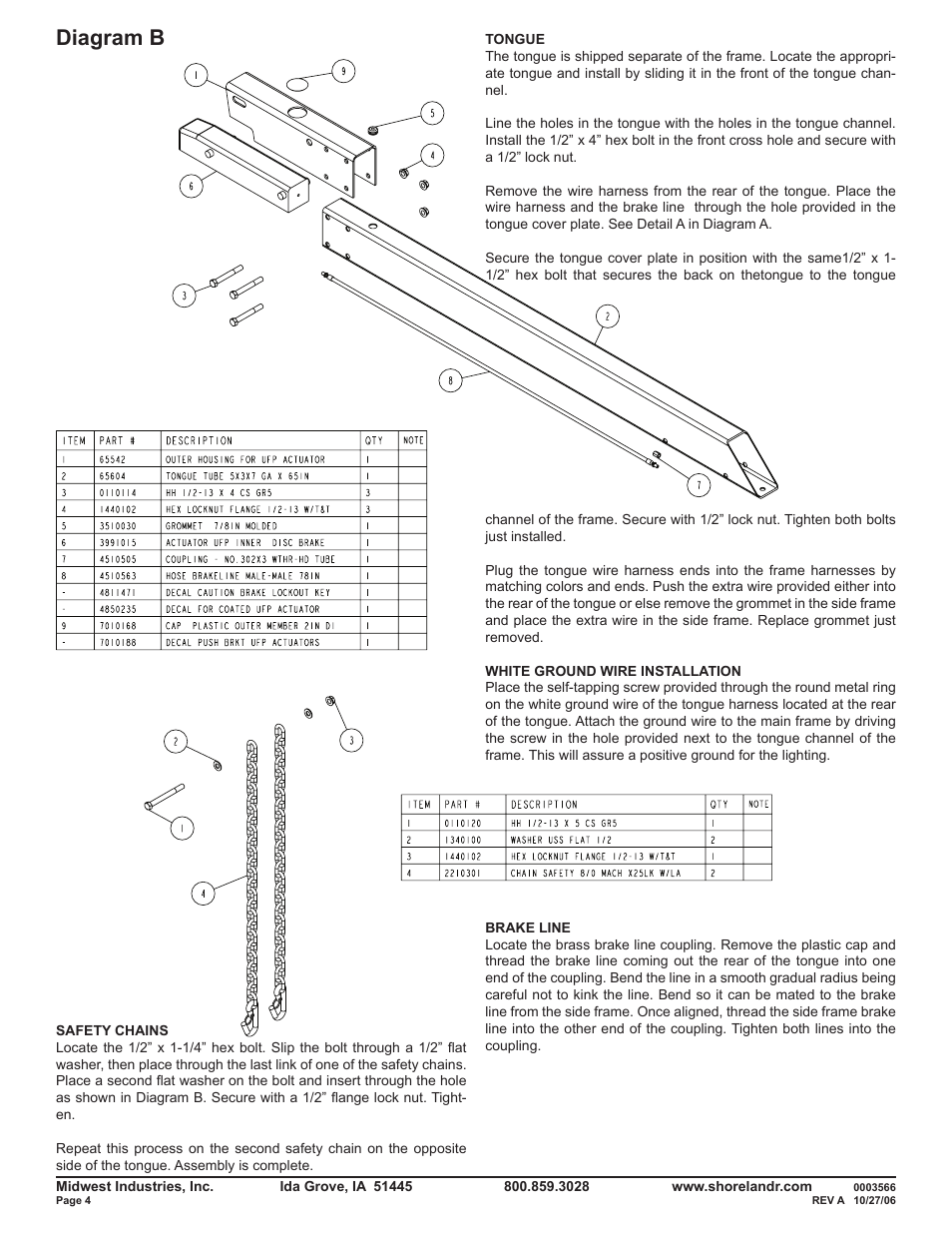 Diagram b | ShoreLand'r SLRB46TBBL V.2 User Manual | Page 4 / 14