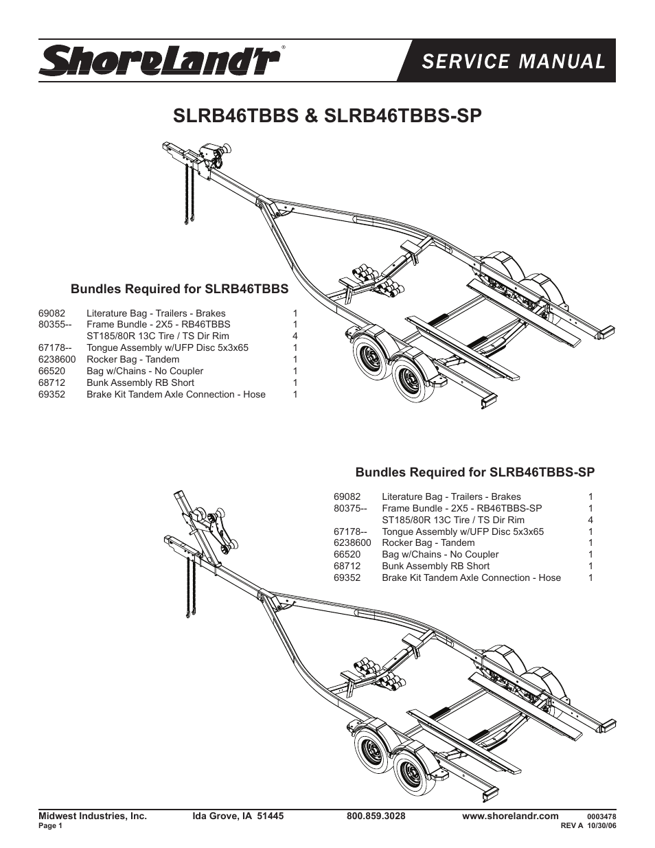 ShoreLand'r SLRB46TBBS V.1 User Manual | 14 pages