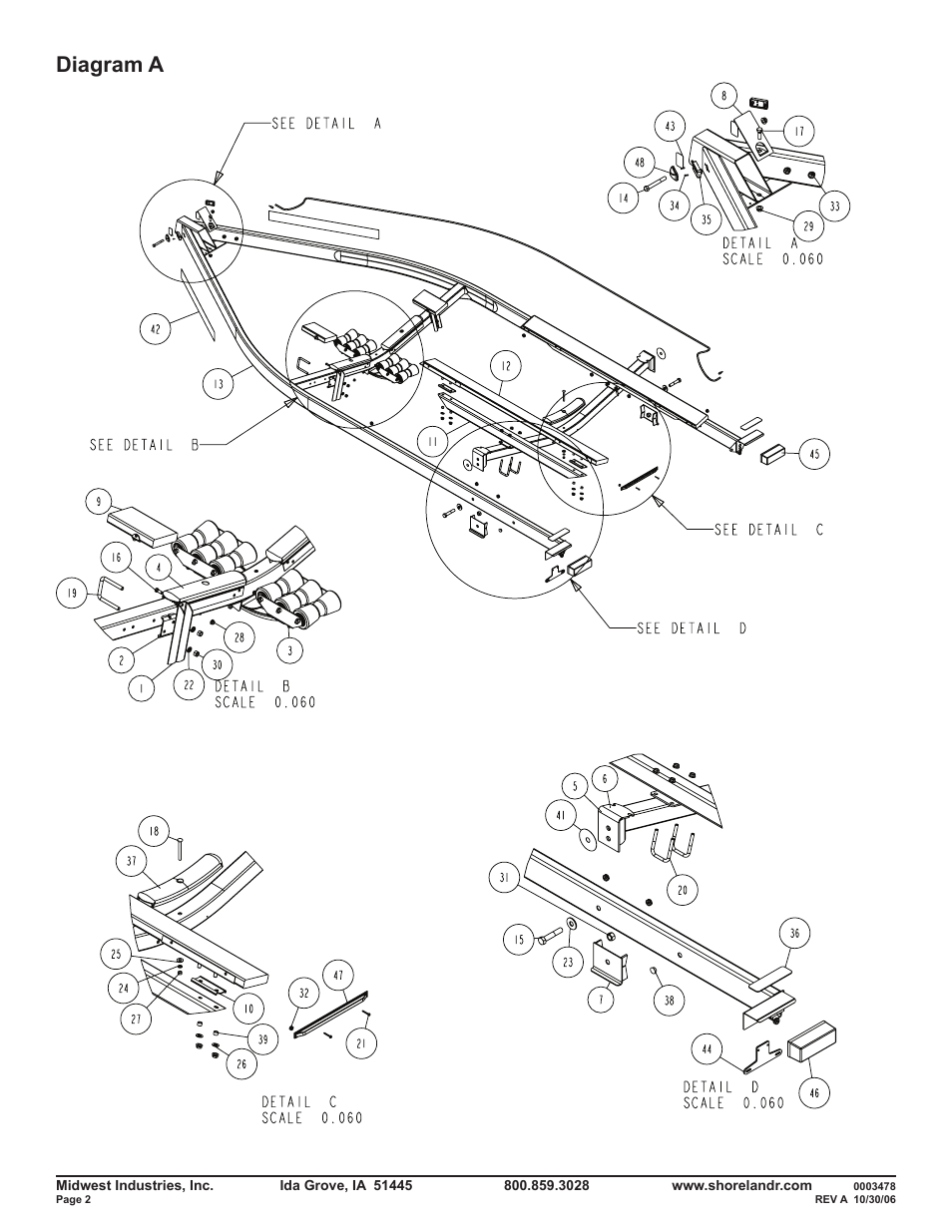 Diagram a | ShoreLand'r SLRB46TBBS V.1 User Manual | Page 2 / 14