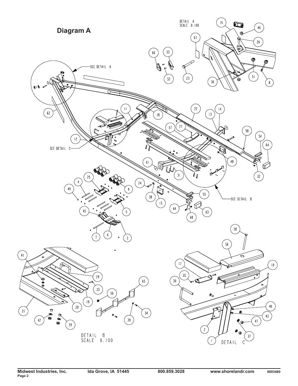 Diagram a | ShoreLand'r SLRB46TBBSSP User Manual | Page 2 / 10