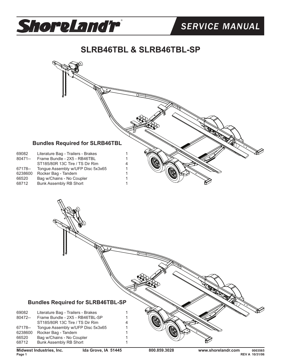 ShoreLand'r SLRB46TBL V.1 User Manual | 14 pages