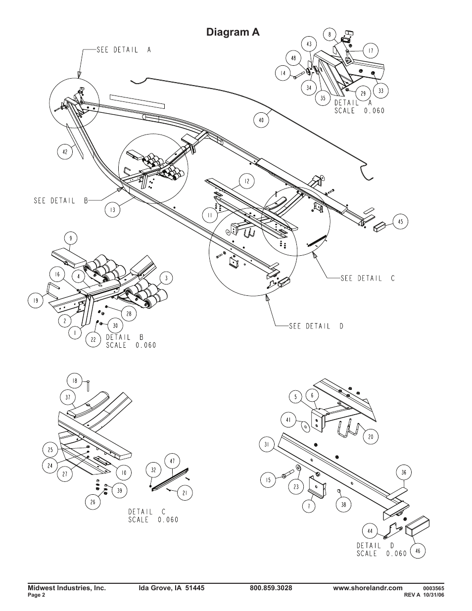 Diagram a | ShoreLand'r SLRB46TBL V.1 User Manual | Page 2 / 14