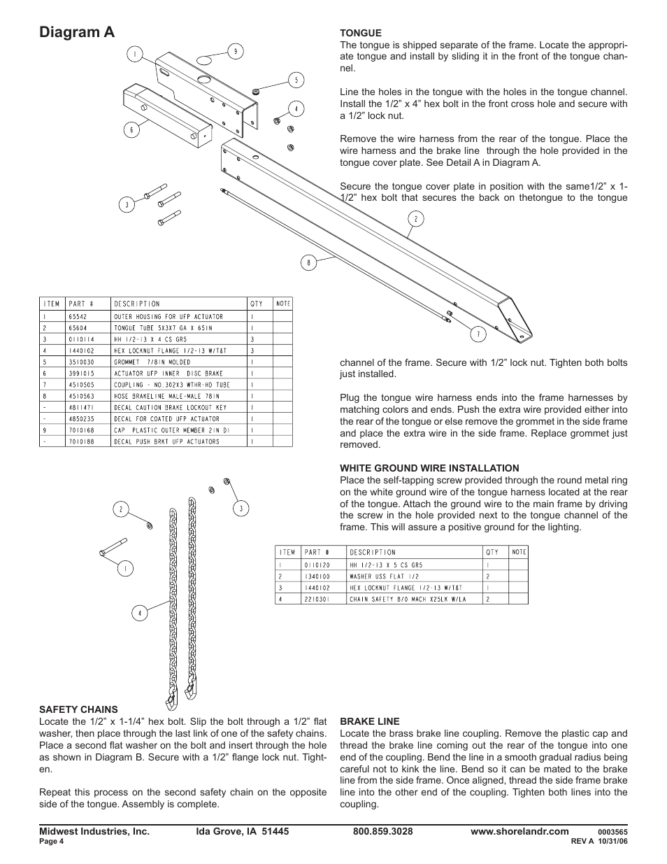 Diagram a | ShoreLand'r SLRB46TBL V.1 User Manual | Page 4 / 14