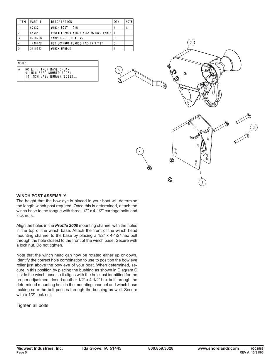 ShoreLand'r SLRB46TBL V.1 User Manual | Page 5 / 14