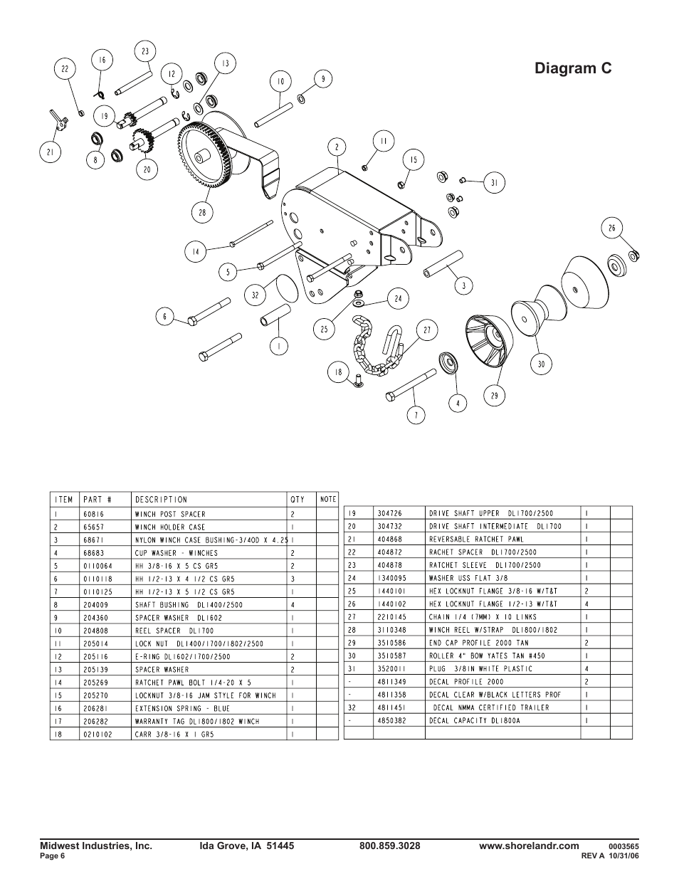 Diagram c | ShoreLand'r SLRB46TBL V.1 User Manual | Page 6 / 14