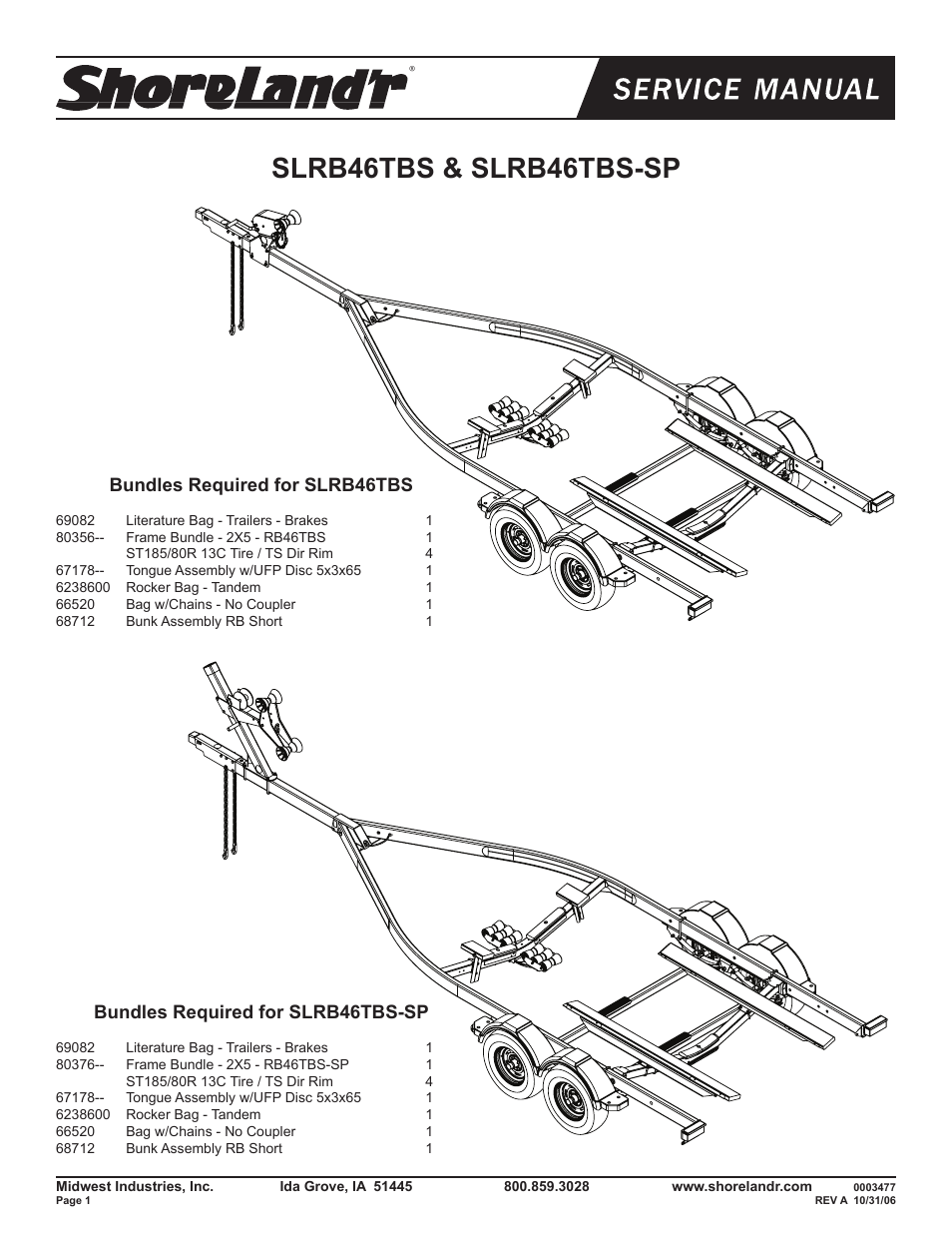 ShoreLand'r SLRB46TBS V.2 User Manual | 14 pages