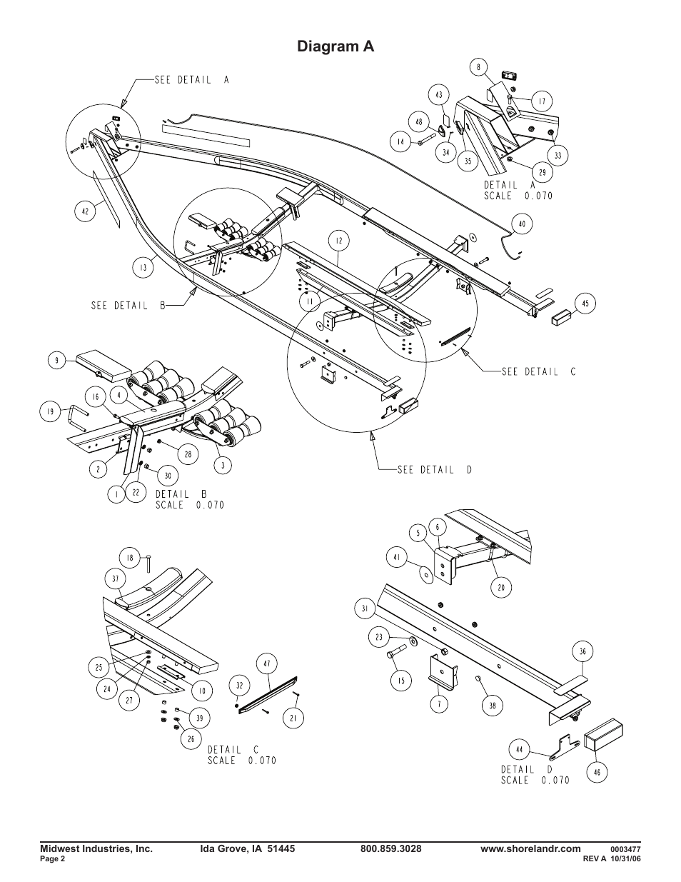 Diagram a | ShoreLand'r SLRB46TBS V.2 User Manual | Page 2 / 14