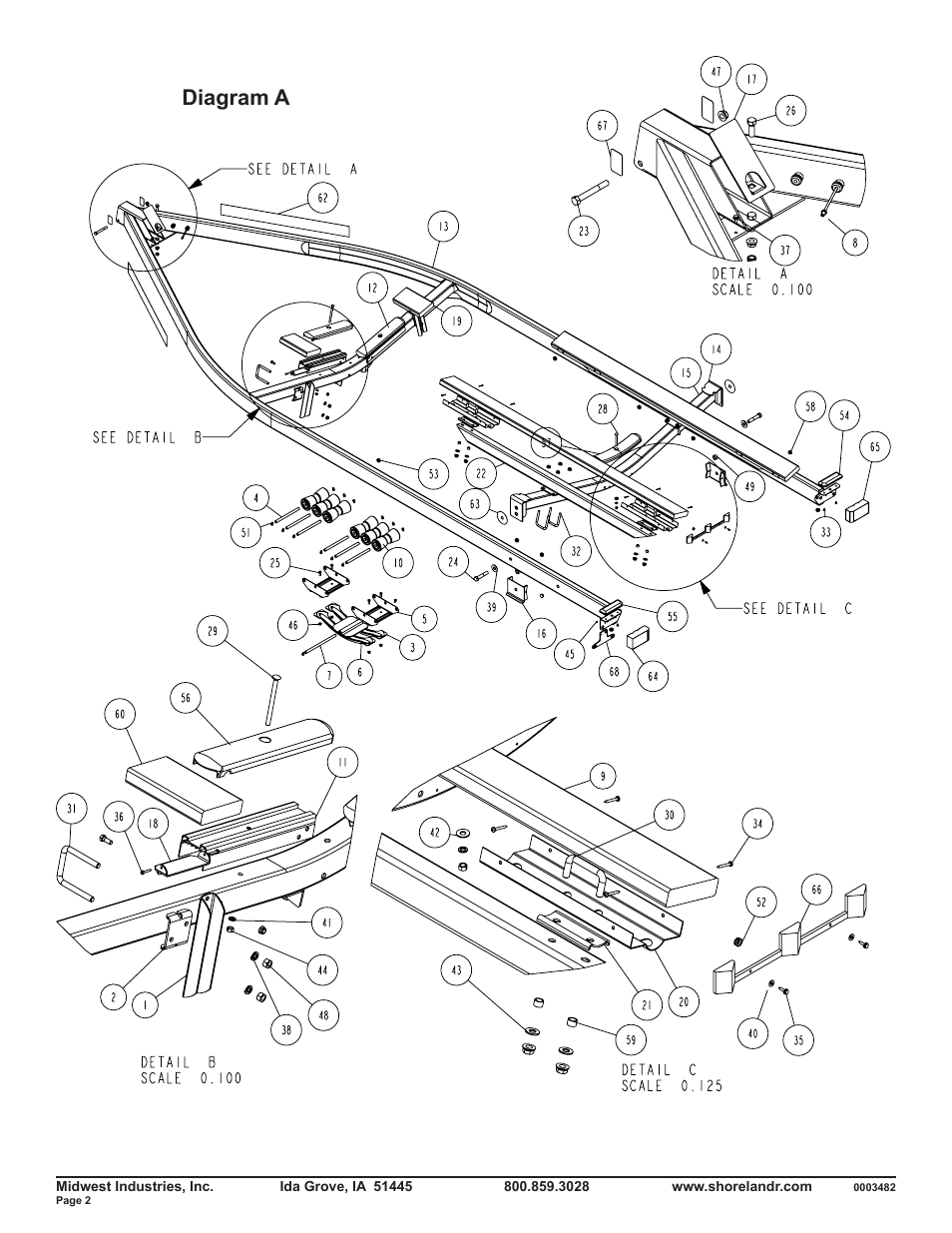 Diagram a | ShoreLand'r SLRB55TBBL V.1 User Manual | Page 2 / 10