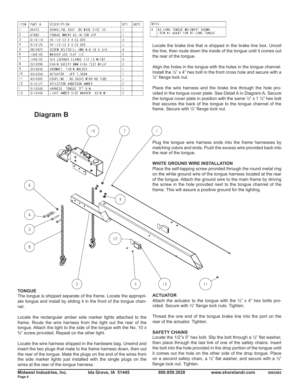 Diagram b | ShoreLand'r SLRB55TBBL V.1 User Manual | Page 4 / 10