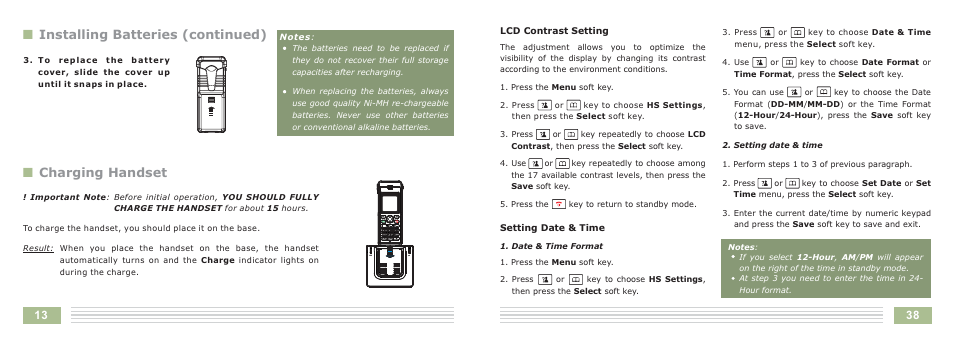 Cortelco Dect 6 Cordless Telephone 8015 User Manual | Page 16 / 55