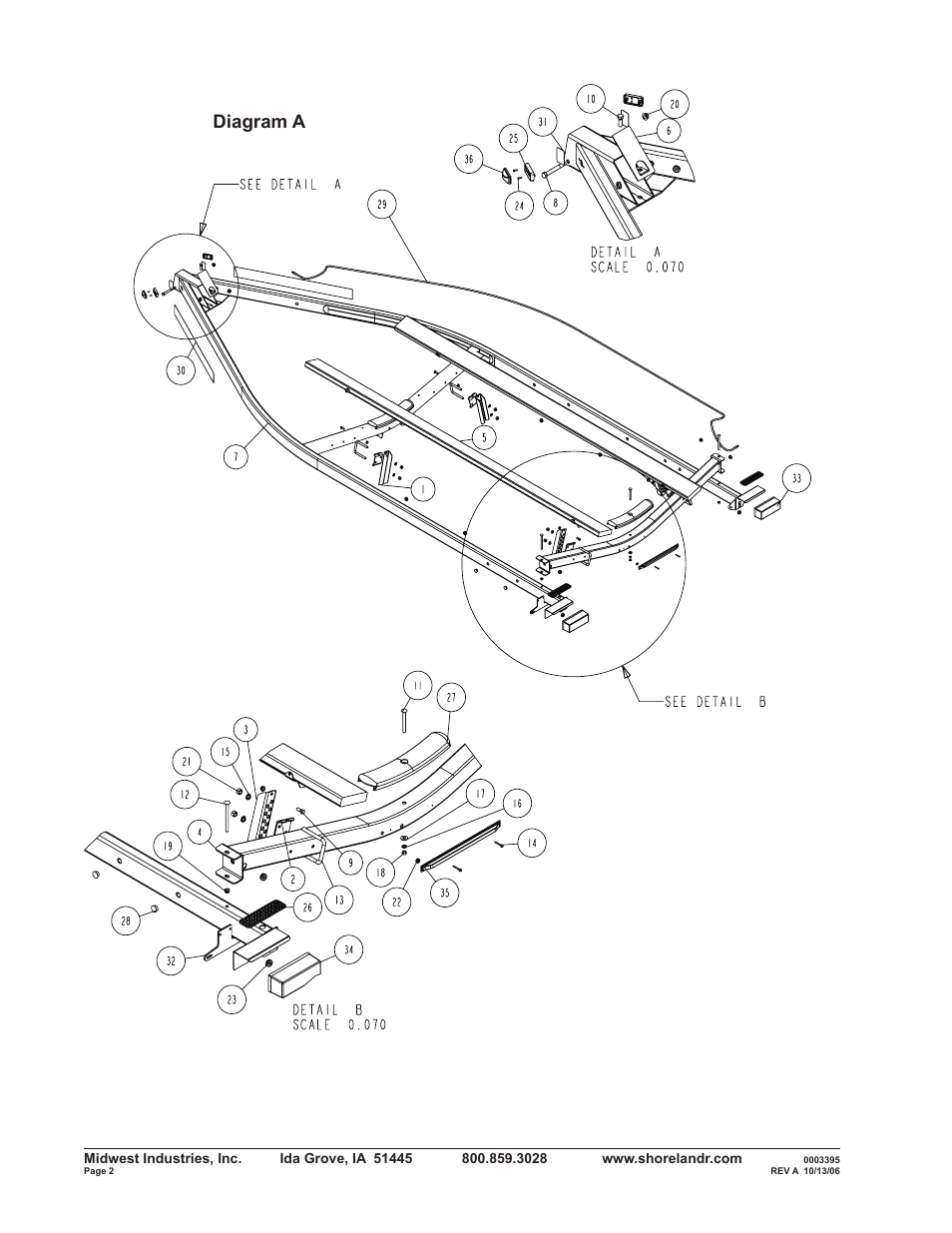 Diagram a | ShoreLand'r SLV2313BL V.1 User Manual | Page 2 / 12
