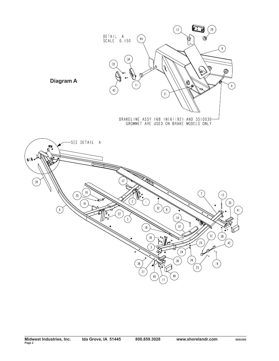 Diagram a | ShoreLand'r SLV2313BL V.2 User Manual | Page 2 / 10