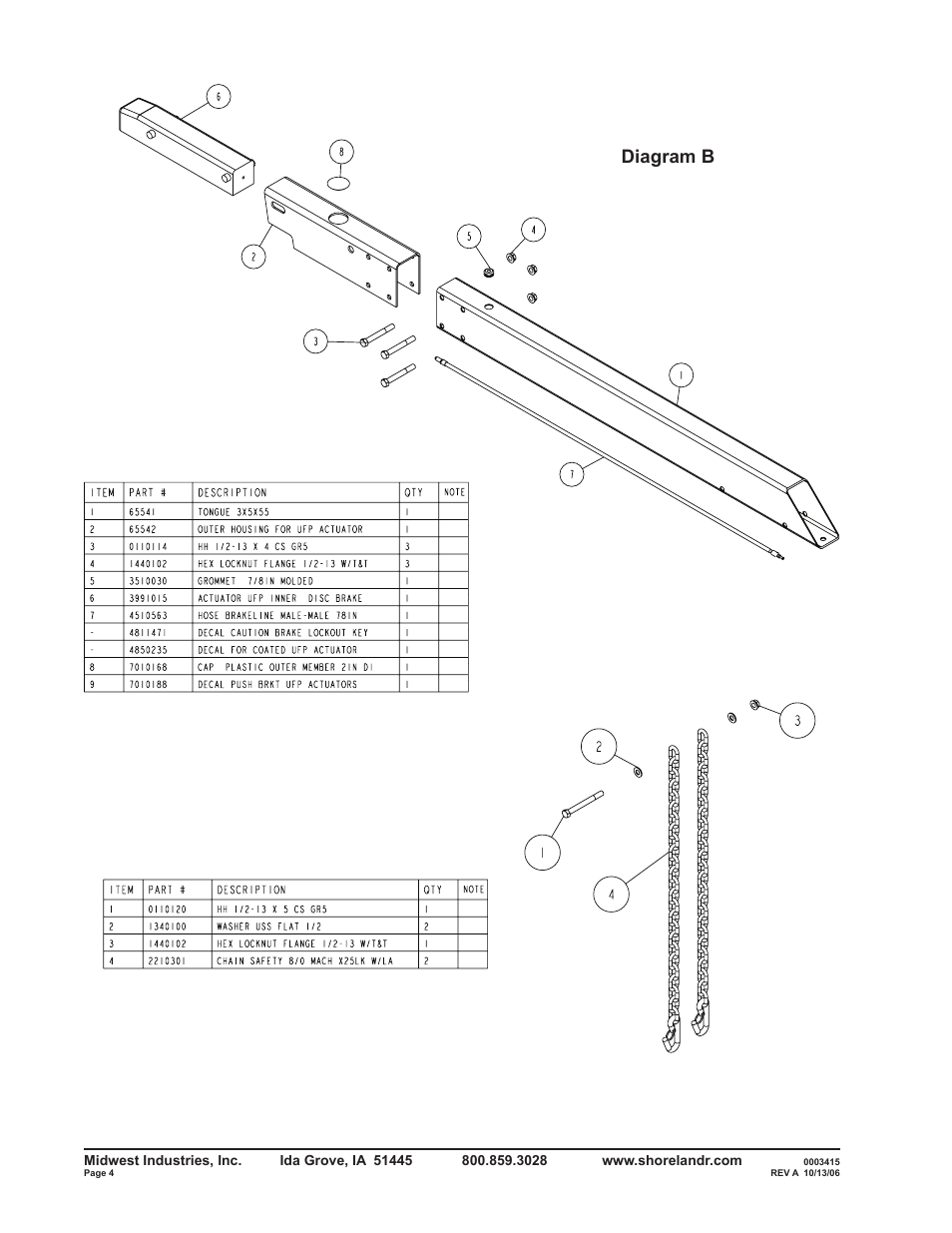 Diagram b | ShoreLand'r SLV2313BLW V.1 User Manual | Page 4 / 12