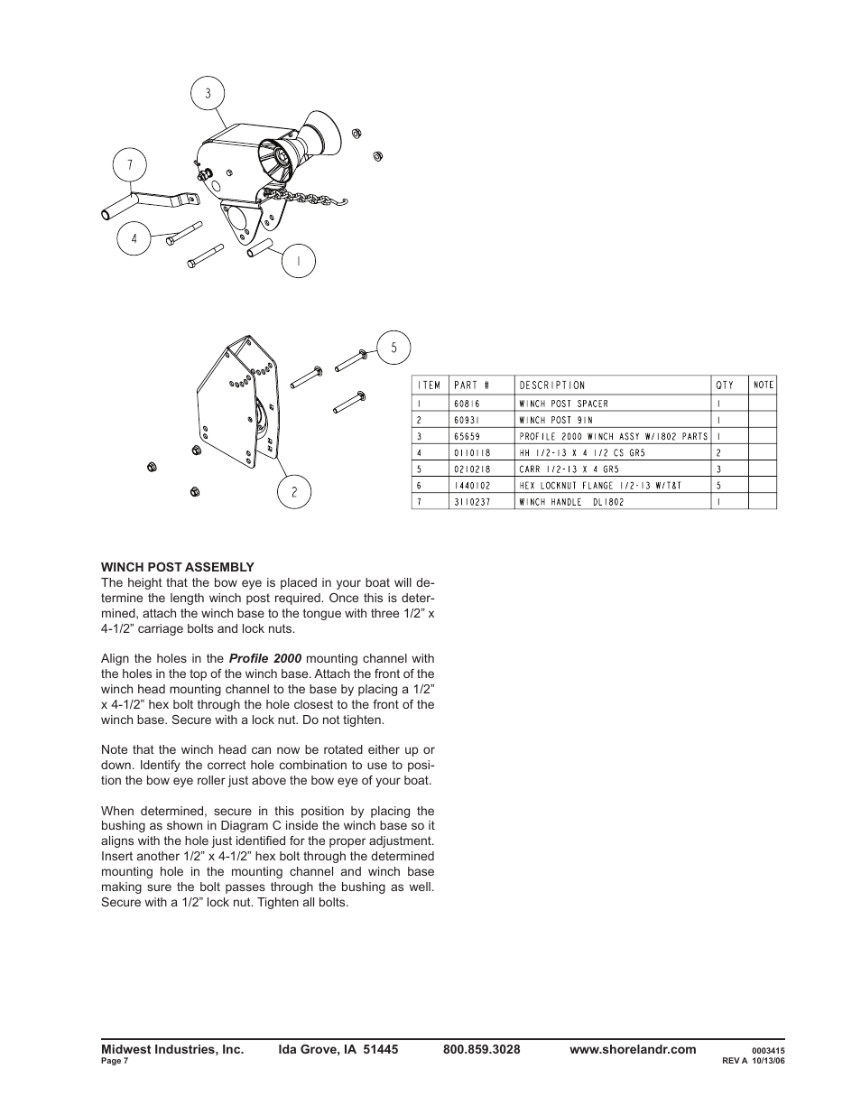 ShoreLand'r SLV2313BLW V.1 User Manual | Page 7 / 12
