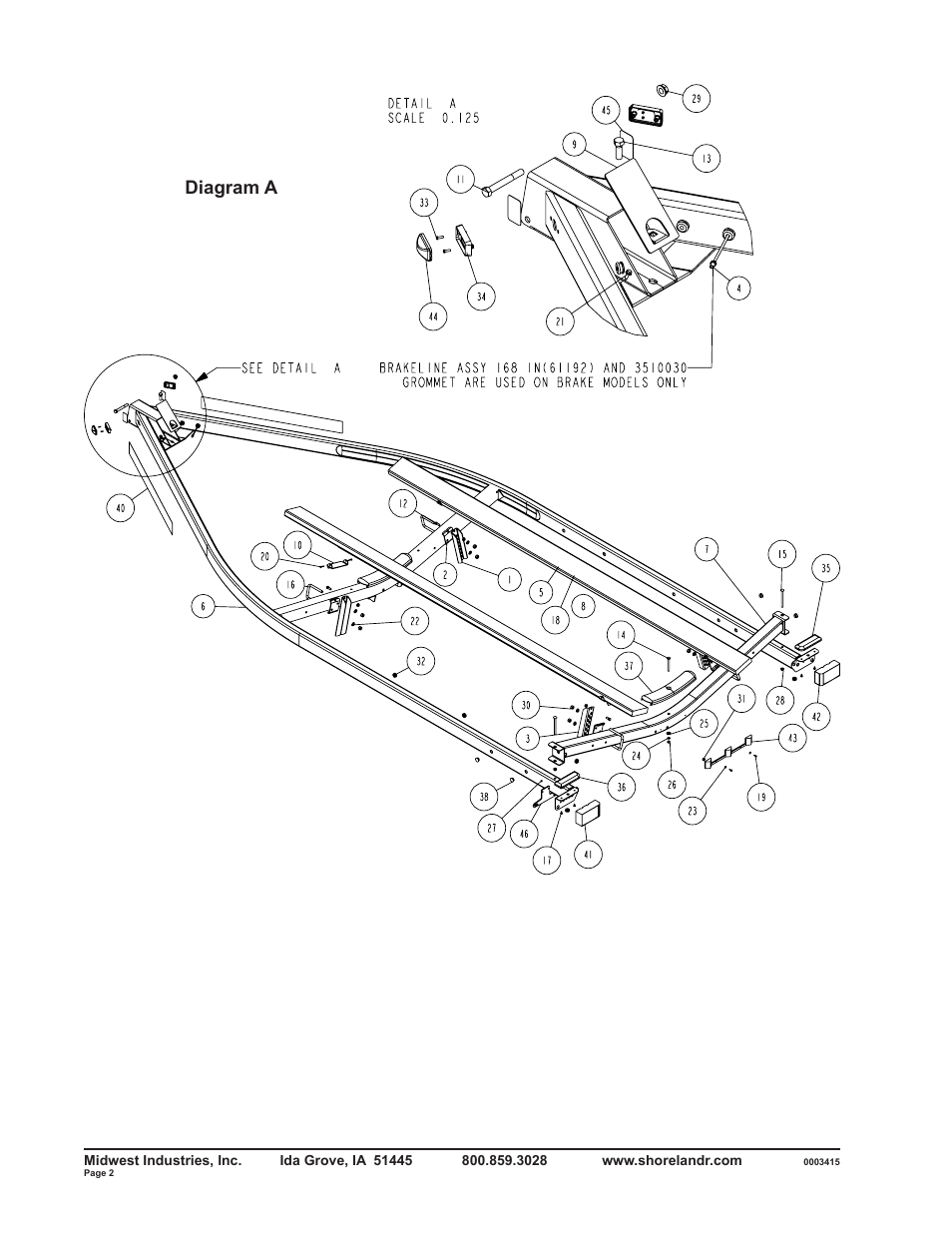 Diagram a | ShoreLand'r SLV2313BLW V.2 User Manual | Page 2 / 10