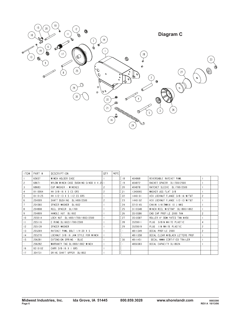 Diagram c | ShoreLand'r SLV2313BS V.1 User Manual | Page 6 / 12