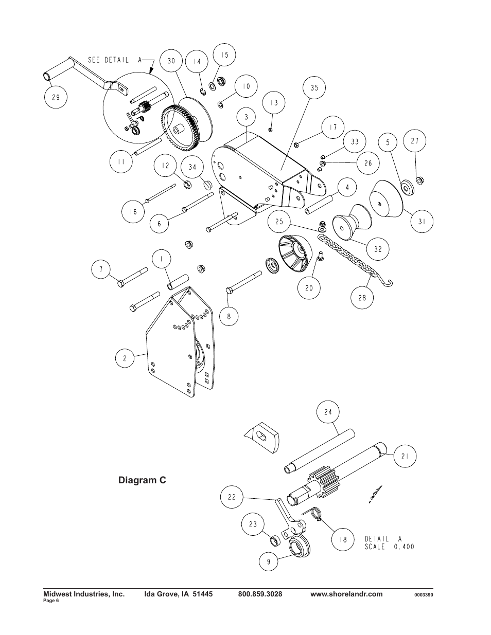 Diagram c | ShoreLand'r SLV2313BS V.2 User Manual | Page 6 / 10
