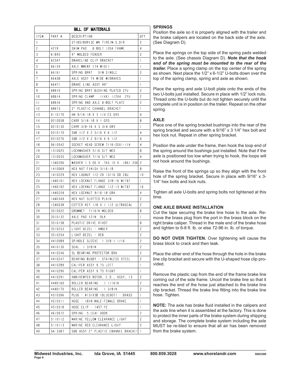 ShoreLand'r SLV2313BS V.2 User Manual | Page 9 / 10