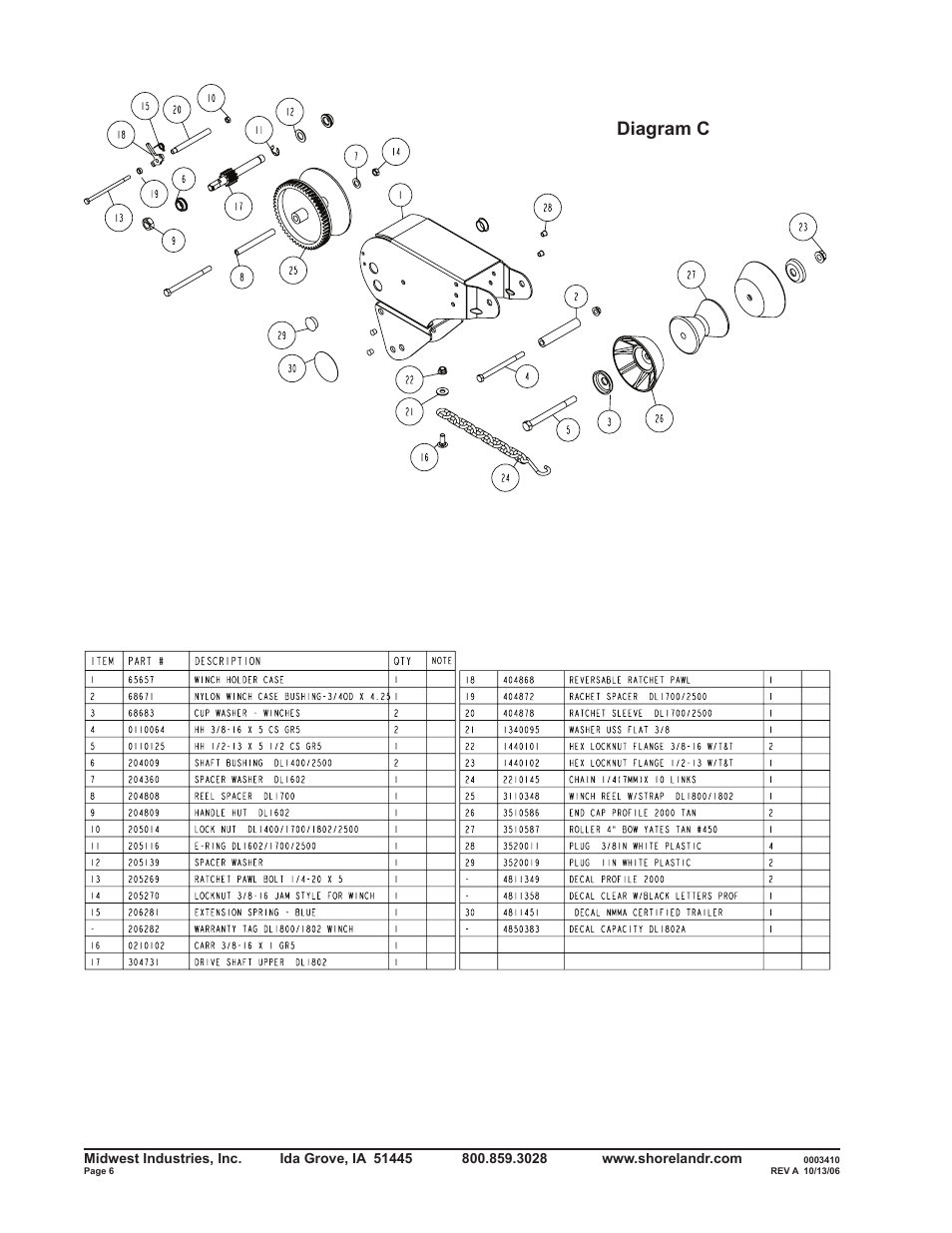 Diagram c | ShoreLand'r SLV2313BSW V.1 User Manual | Page 6 / 12