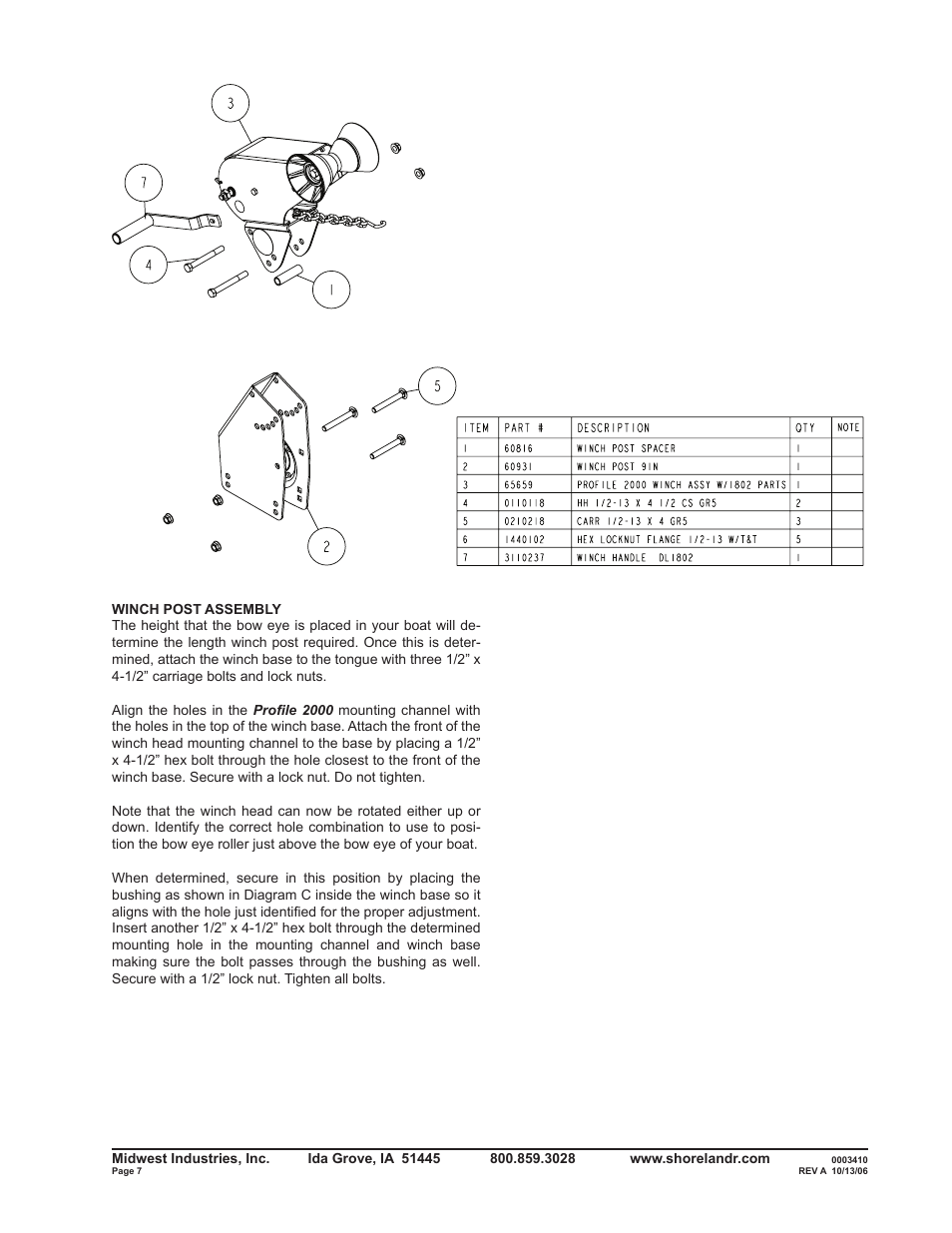 ShoreLand'r SLV2313BSW V.1 User Manual | Page 7 / 12
