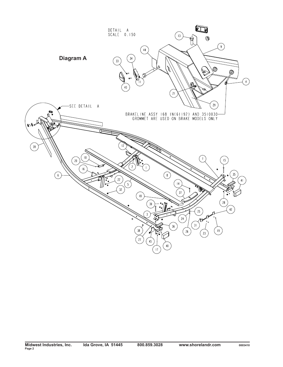 Diagram a | ShoreLand'r SLV2313BSW V.2 User Manual | Page 2 / 10