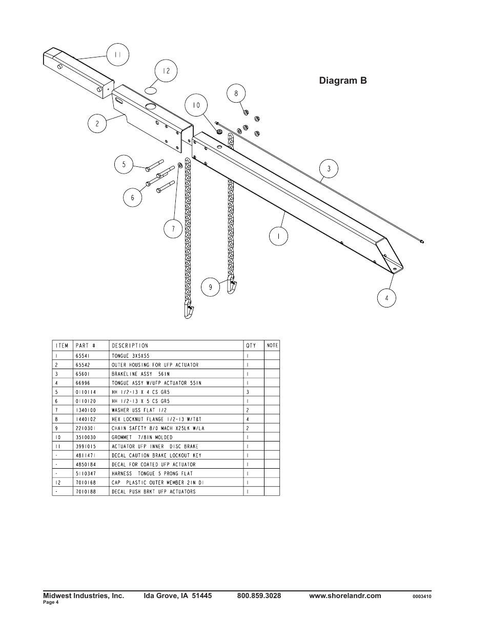 Diagram b | ShoreLand'r SLV2313BSW V.2 User Manual | Page 4 / 10