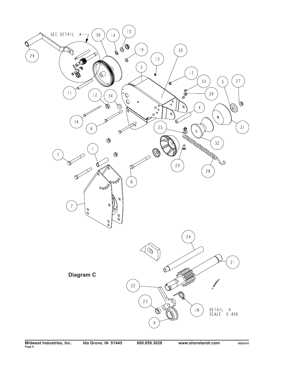 Diagram c | ShoreLand'r SLV2313BSW V.2 User Manual | Page 6 / 10