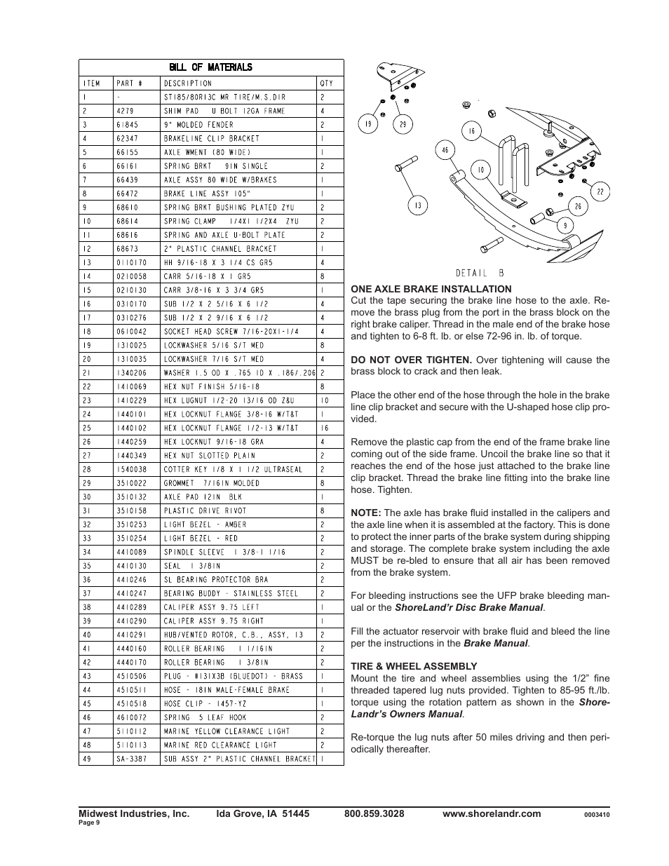 ShoreLand'r SLV2313BSW V.2 User Manual | Page 9 / 10