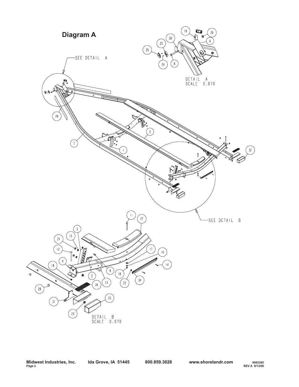 Diagram a | ShoreLand'r SLV2313L V.1 User Manual | Page 2 / 10