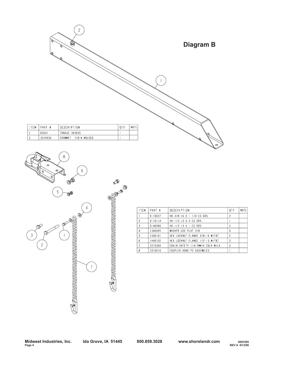 Diagram b | ShoreLand'r SLV2313L V.1 User Manual | Page 4 / 10