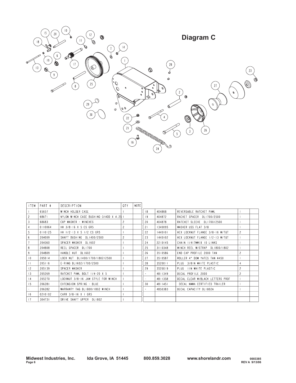 Diagram c | ShoreLand'r SLV2313L V.1 User Manual | Page 6 / 10