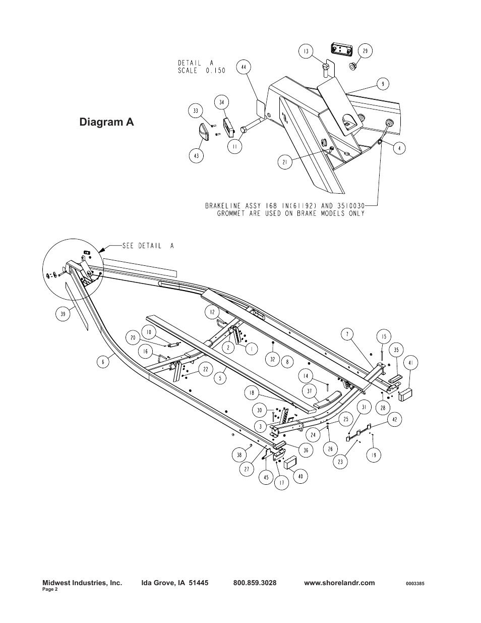 Diagram a | ShoreLand'r SLV2313L V.2 User Manual | Page 2 / 10