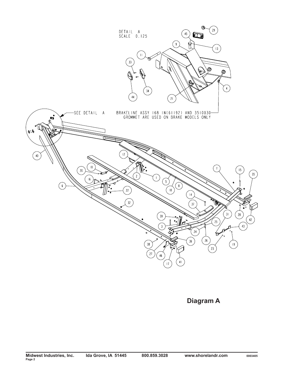 Diagram a | ShoreLand'r SLV2313LW V.1 User Manual | Page 2 / 10