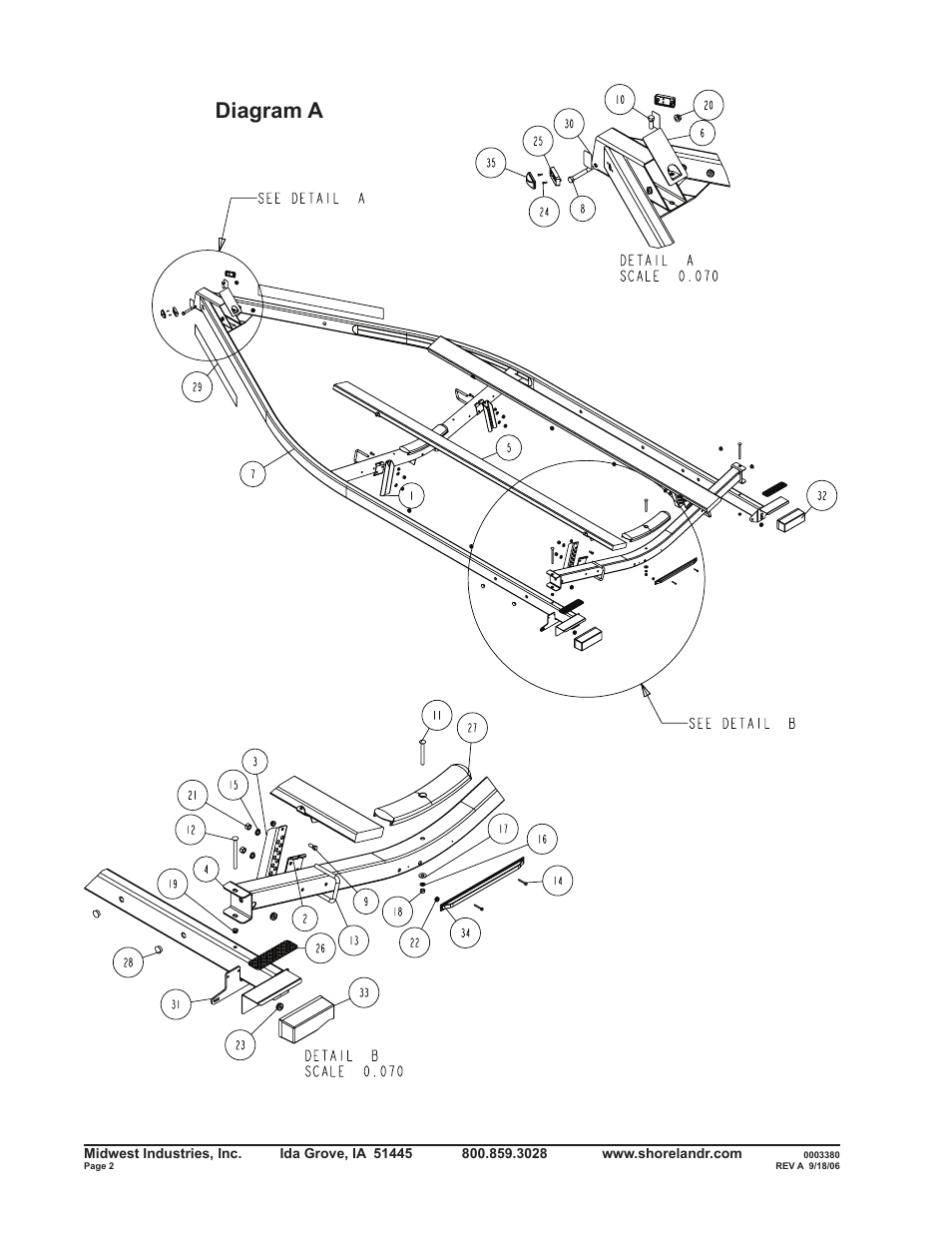 Diagram a | ShoreLand'r SLV2313S V.1 User Manual | Page 2 / 12