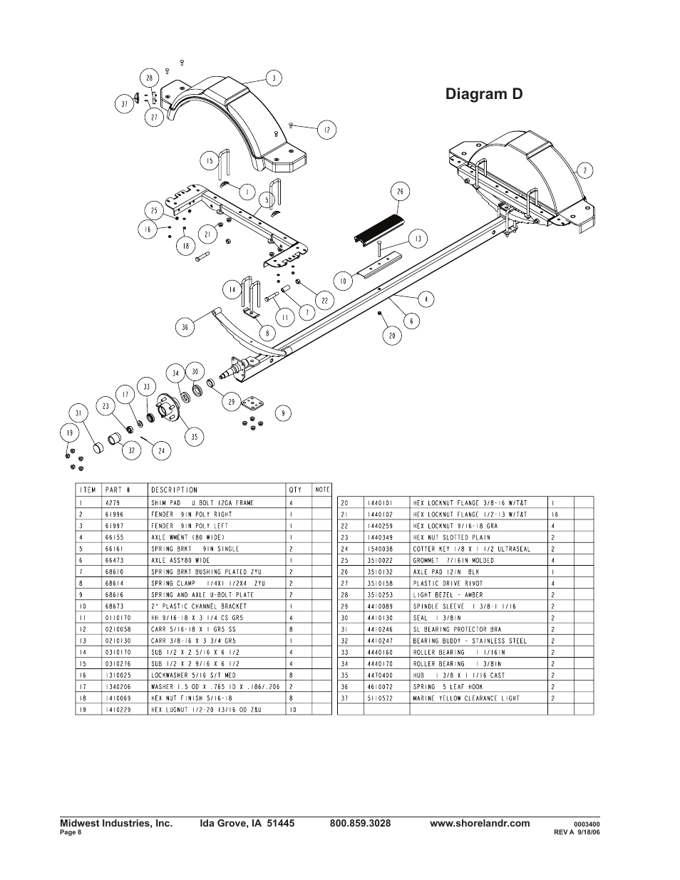 Diagram d | ShoreLand'r SLV2313SW User Manual | Page 8 / 12