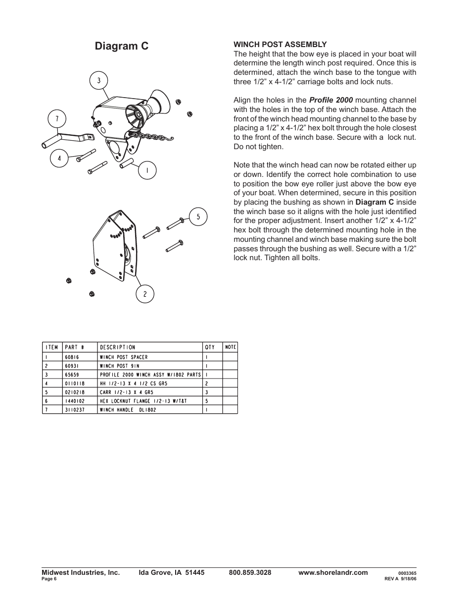 Diagram c | ShoreLand'r SLV2314L V.1 User Manual | Page 6 / 12