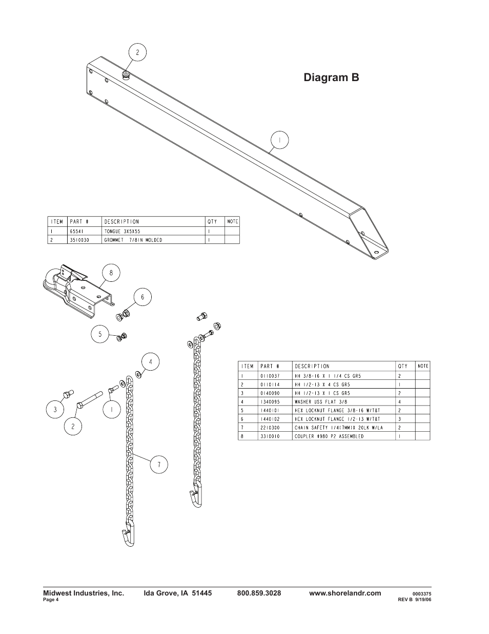 Diagram b | ShoreLand'r SLV2314LW V.2 User Manual | Page 4 / 12