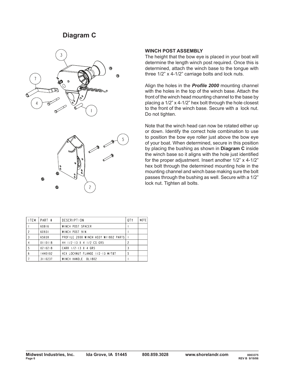 Diagram c | ShoreLand'r SLV2314LW V.2 User Manual | Page 6 / 12